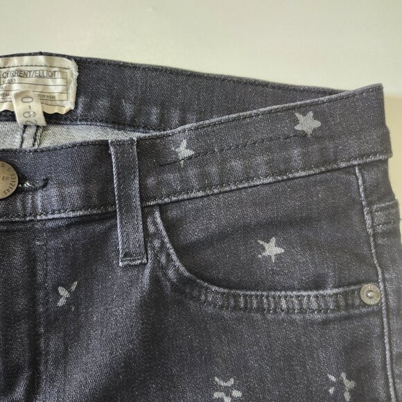 CURRENT/ELLIOTT | Stiletto Washed Black Star Jeans - Picture 4 of 13